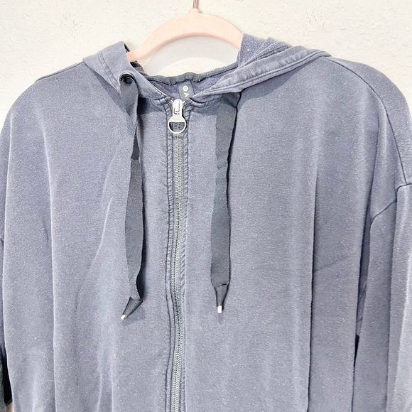 Athleta Women’s Balance Jacket Sweatshirt Full Zip Black Hoodie Extra Small XS - Picture 10 of 11